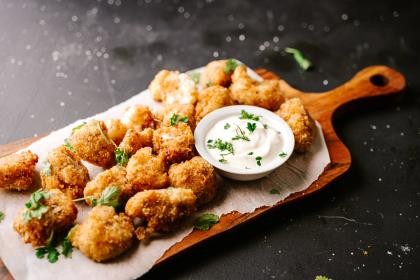 Cauliflower Panko Crumbed