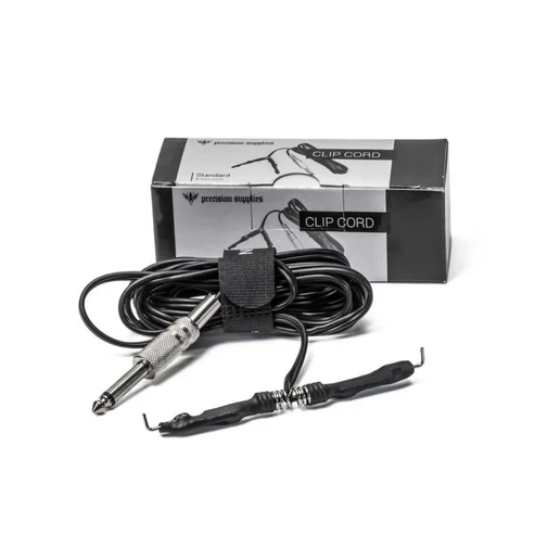 8-Long Precision Spring Type Clip Cord with 1/4 Jack Mono Plug