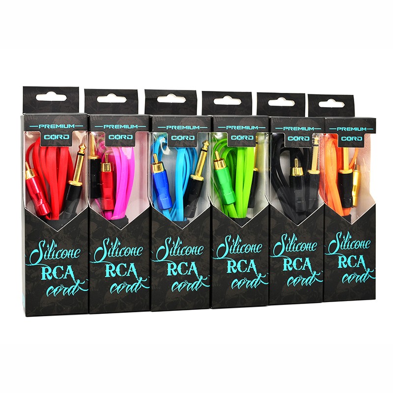 AVA Snake King 2.4m Silicone Tattoo RCA Cord