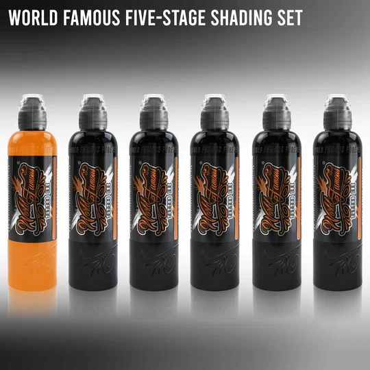 World Famous Five Stage Shading Set + Mixer  Pick Size