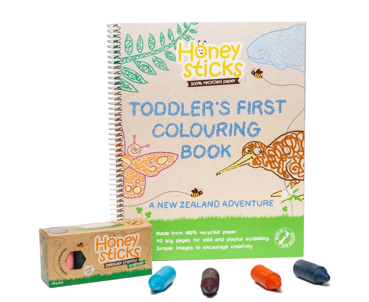 Natural Crayons | 12 Colours | NZ Made