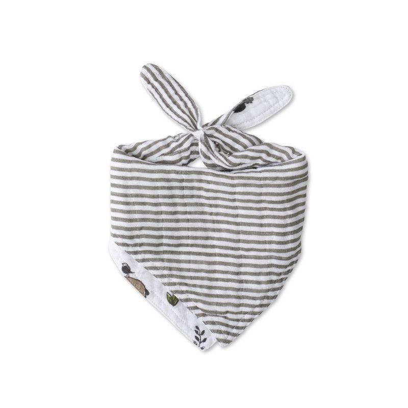 Bandana Reversible Bib | Forest Friends