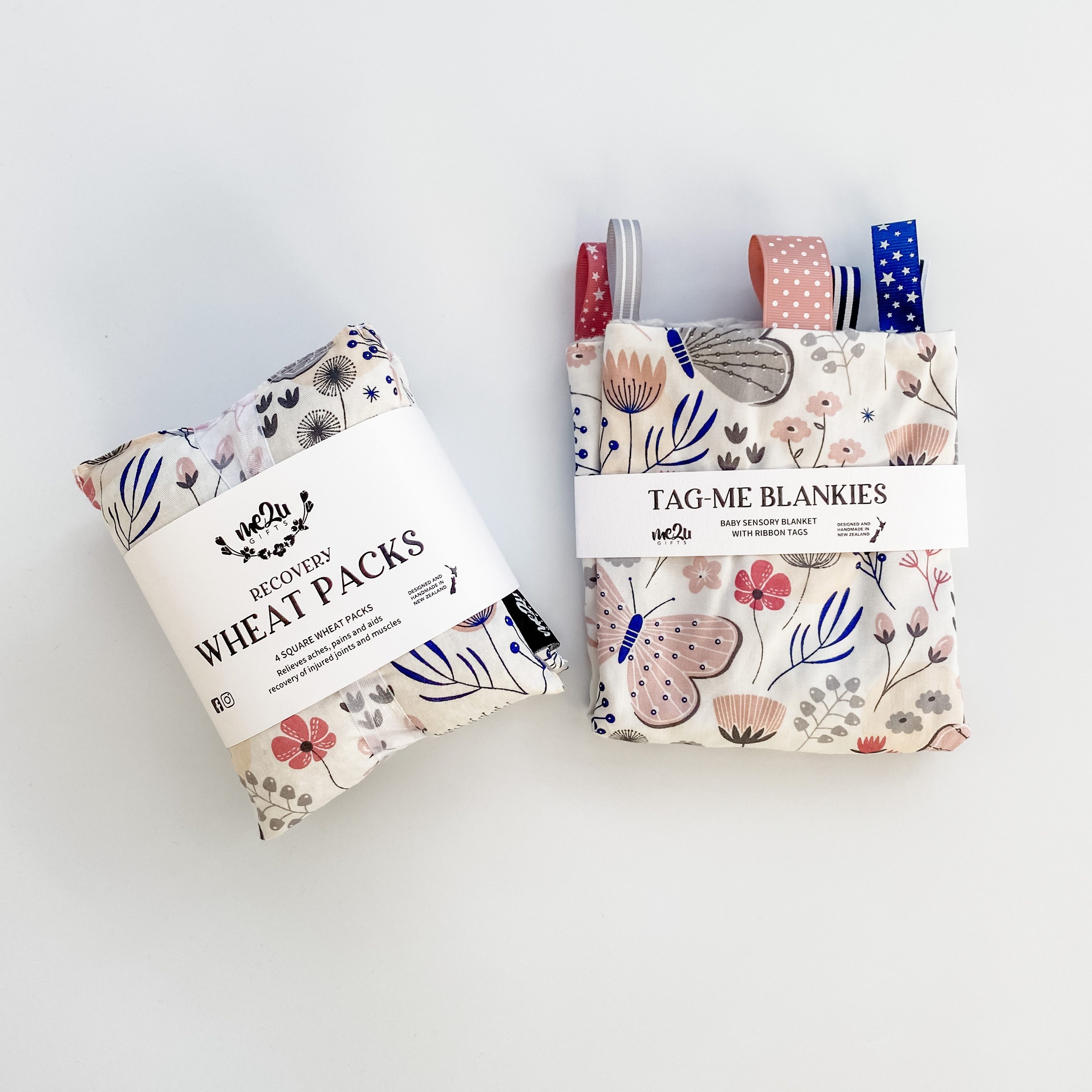 Tag-Me-Blankie | Blush Meadow | Made in NZ