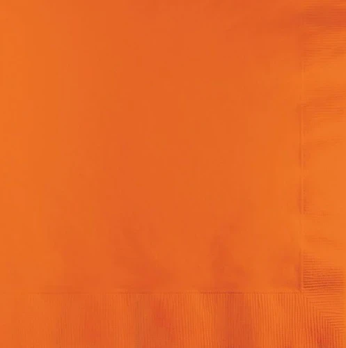 Sunkissed Orange Luncheon Napkins - Pack of 50
