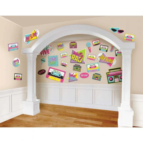 Awesome Party 80's Cutouts Mega Value Pack (Pack of 30)