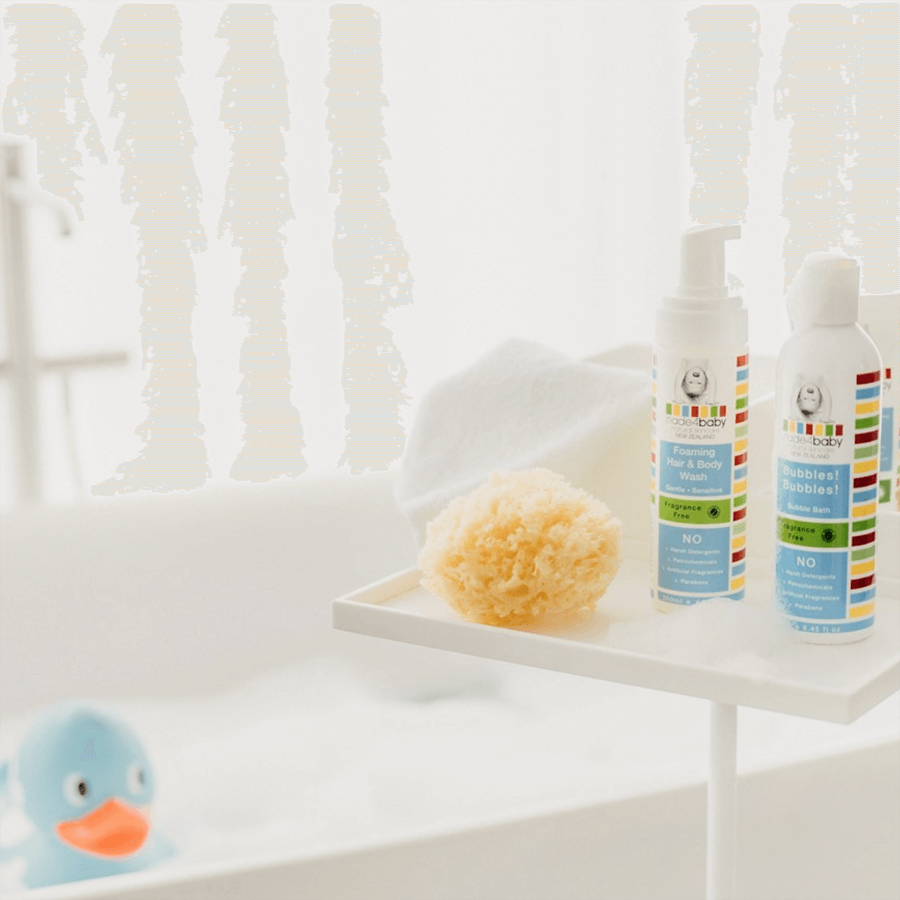 Made4Baby | Foaming Hair & Body Wash | Fragrance Free | NZ Made