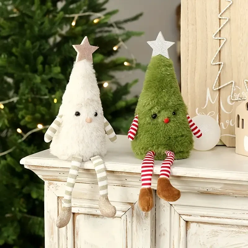 Adorable Plush Christmas Tree Doll - Perfect for Home & Party Decorations, Soft Cotton Fabric, Christmas Decor