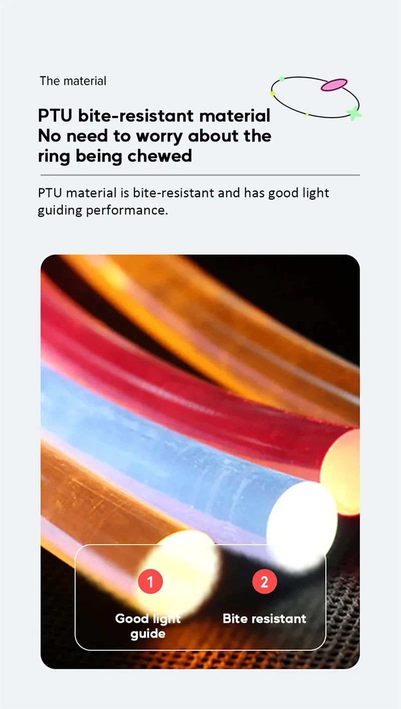 Dog Flying Discs Light Glowing LED