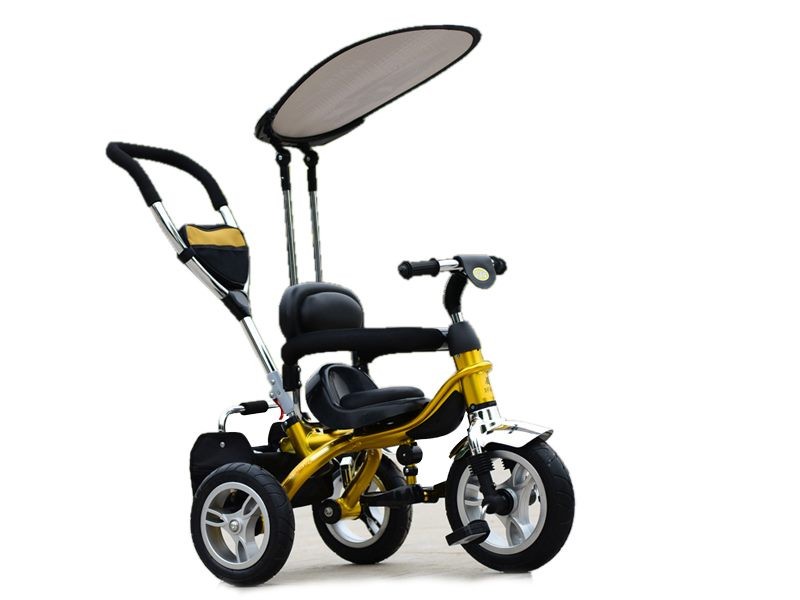 Pram Toddler Trike Tricycle Bike with Sunroof
