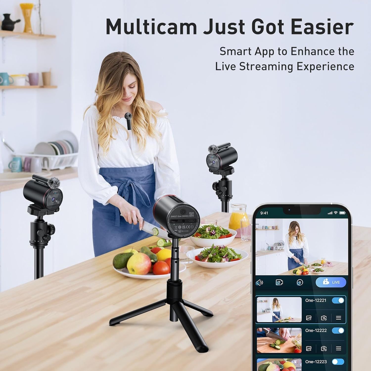 EMEET StreamCam One - Wireless Streaming Camera 1080P - FAST FREE SHIPPING
