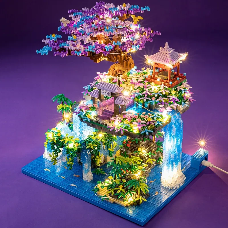 Compatible Building Blocks Guang Han Fairy Court High Difficulty Large