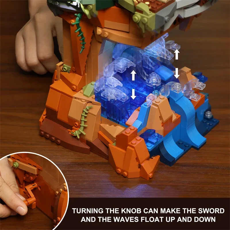 Cliff Castle Middle Ages LED Block Lighting Toys