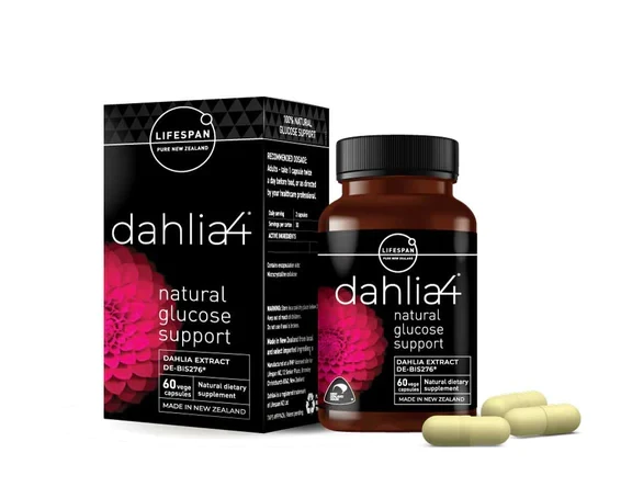 Dahlia4 Natural Glucose Support x 3 MULTIBUY. FREE SHIPPING