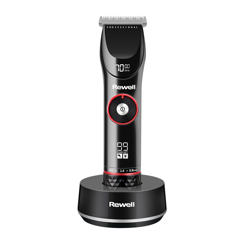 Factory Direct Sale Riwei Hairdresser Electric Push Scissors Household Electric Shaver Rechargeable Push Professional Hair Salon