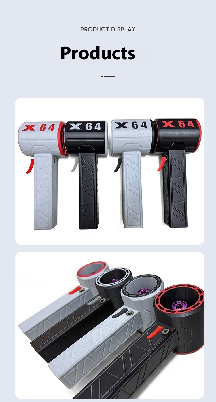 64mm Turbo Fan Wind Power Up To 1400g Handheld Portable Industrial Grade Hair Dryer Car Wash