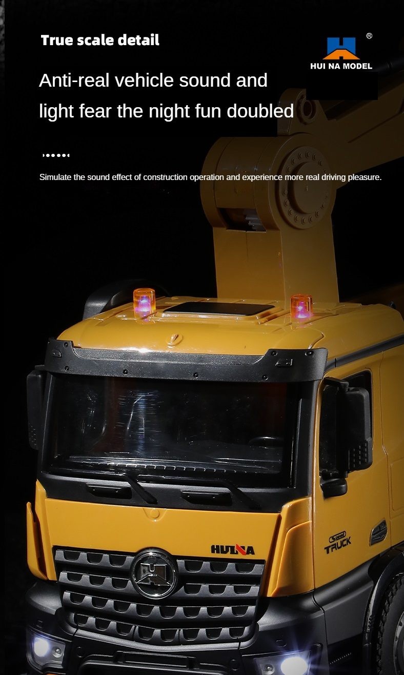 HUINA 1575 1:14 Remote Control Timber Grab Truck, 2.4GHZ.