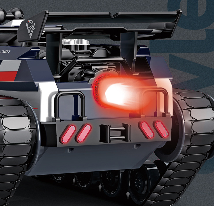 2.4G High Speed Alloy Spray Drift Tank Car Children's Toy