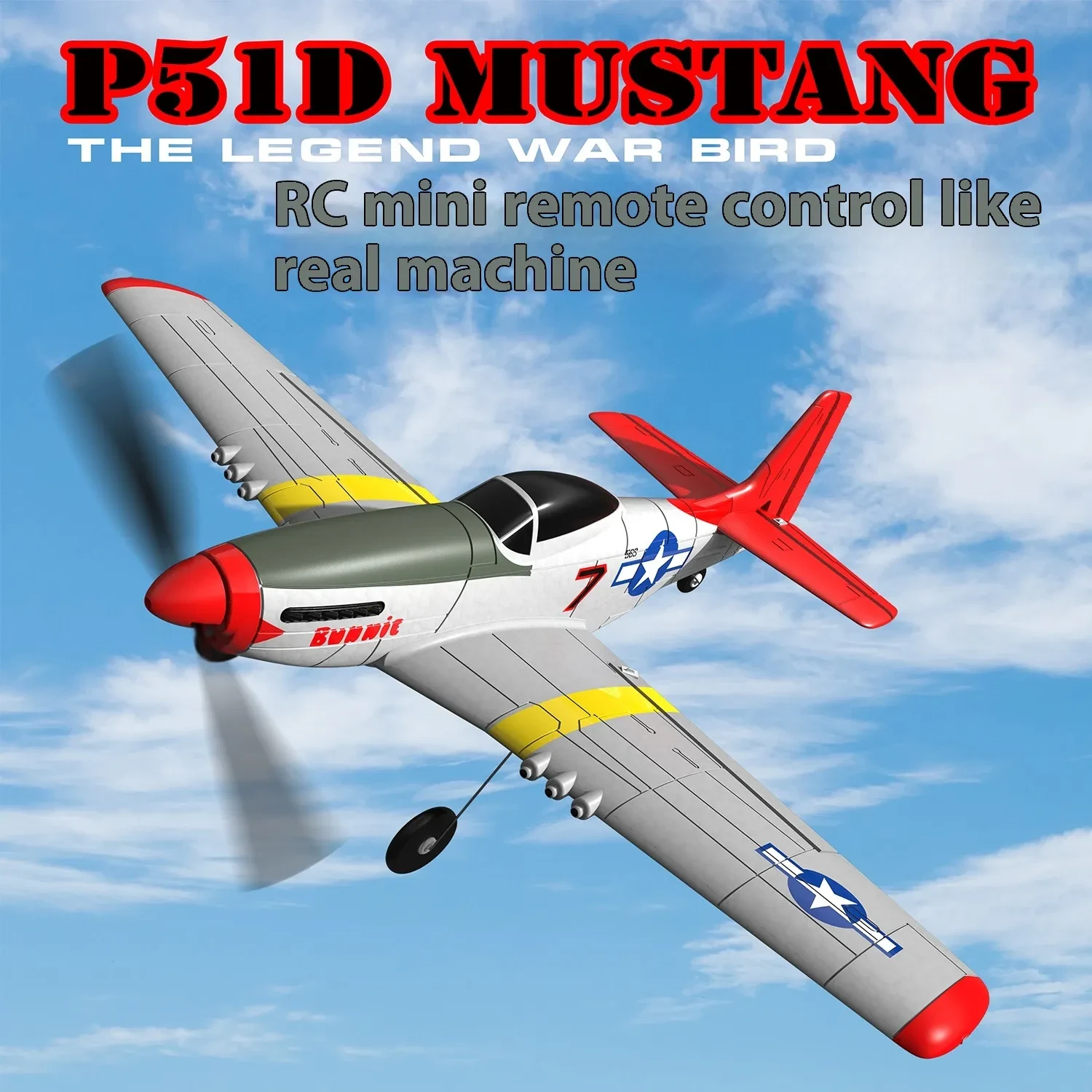 Four-Channel Remote Control Airplane