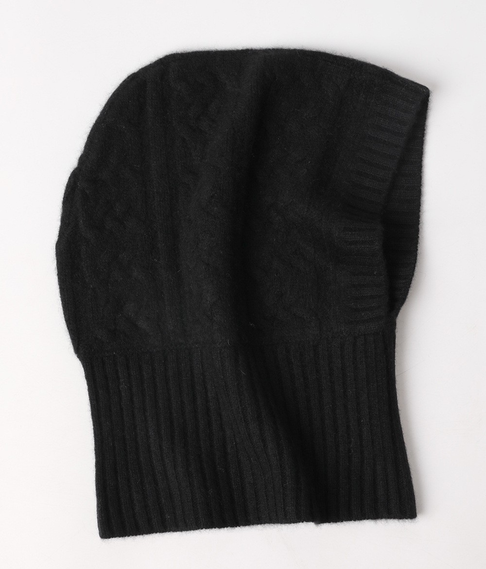 Warm Cashmere Couple Knit Cable One-Piece Hat
