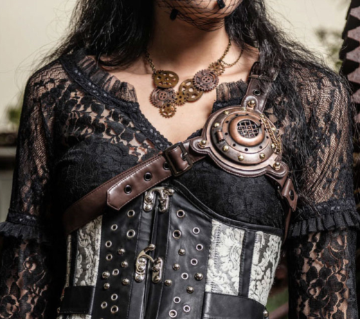 Steampunk chest buckle