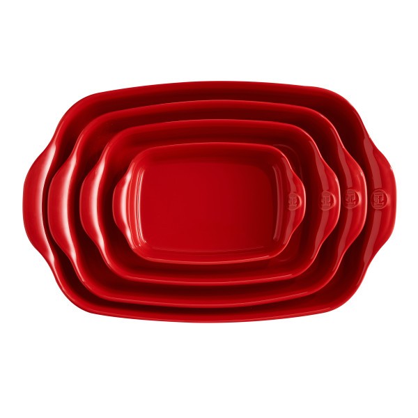 Medium Rectangular Oven Dish - Burgundy - Emile Henry