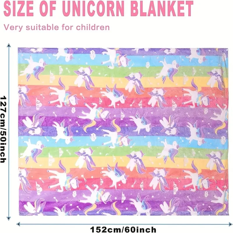 Glow-in-the-Dark Unicorn Blanket