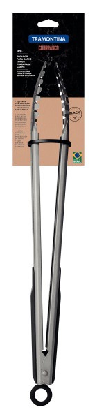 Churrasco Black Barbecue Meat Tong 45cm - Tramontina