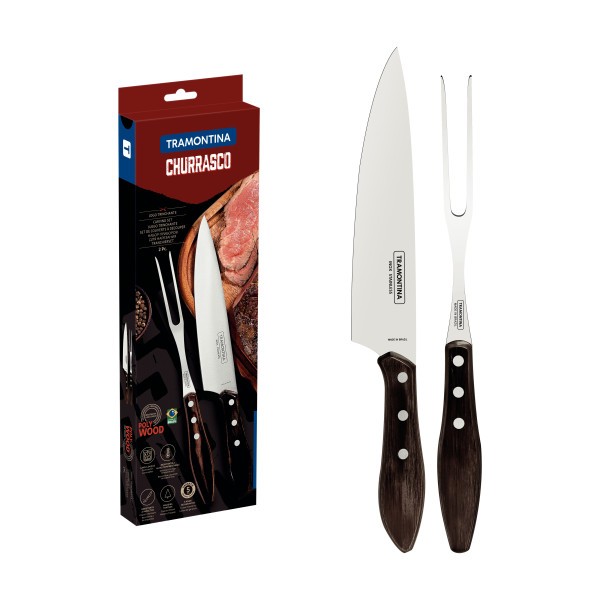 Churrasco Barbecue Set Polywood 2 Piece Set - Tramontina