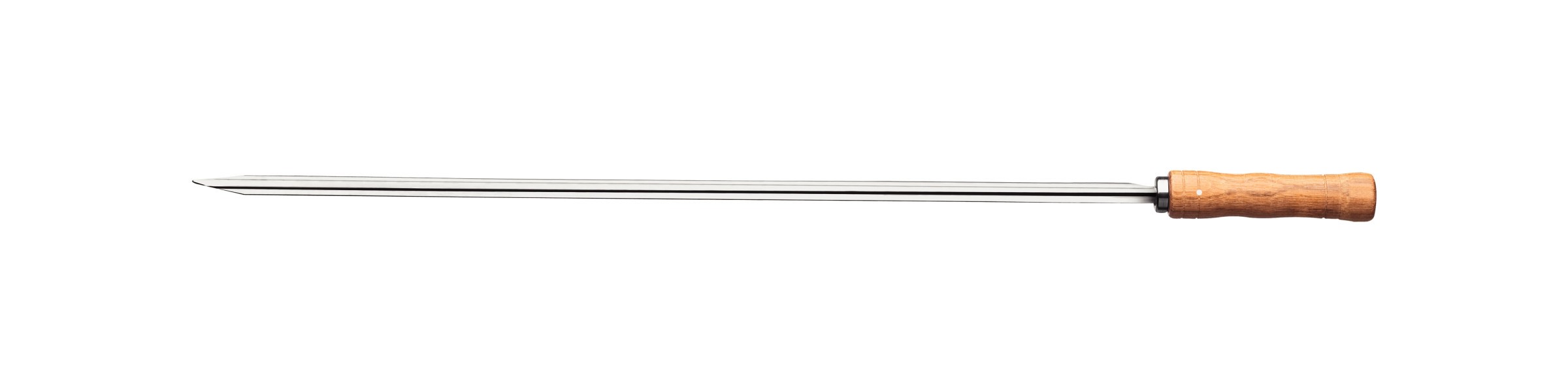 Heavy Duty Stainless Steel Skewer Wood Handle 75cm - Tramontina