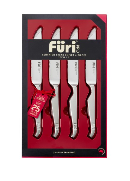 Serrated Steak Knives 4 Piece Set - Furi