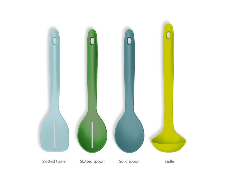 4pc In-drawer Utensil Set (Opal) - Joseph Joseph Duo