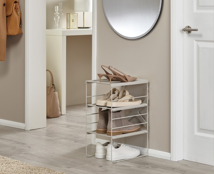 Level Plus Adjustable Shoe Rack - Single - Joseph Joseph