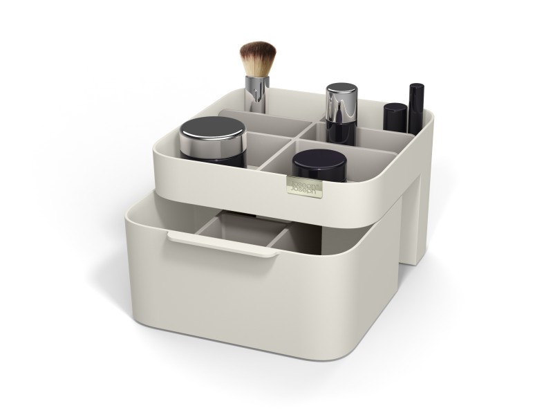 Viva Cosmetic Organiser with Drawer - Shell - Joseph Joseph