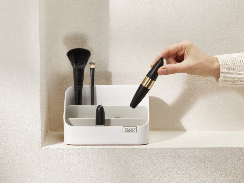 Viva Tiered Cosmetic Organiser - Shell - Joseph Joseph