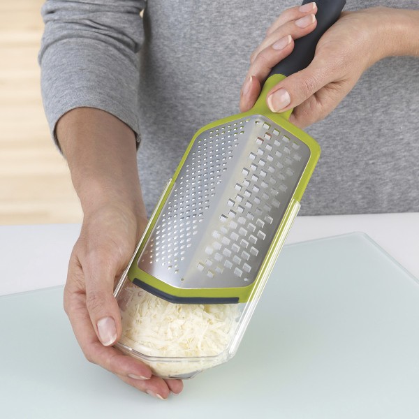 Twist Grater Coarse & Fine Green - Joseph Joseph