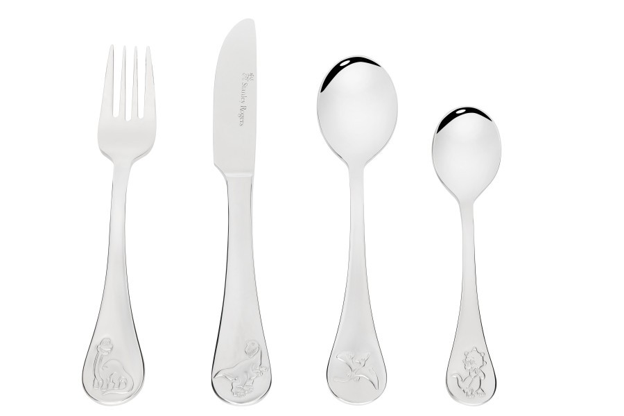 Children's Cutlery 4 Piece Set - Dinosaurs  - Stanley Rogers