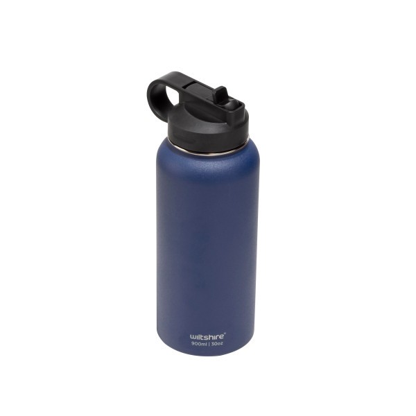 Stainless Steel Bottle Navy 900ml  - Wiltshire