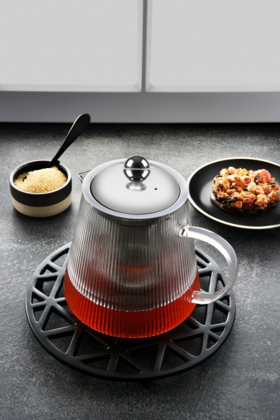 Infusion Teapot With Vertical Stripes 600ml  - Brew
