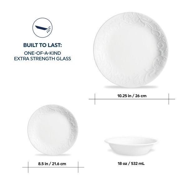 Bella Faenza Vitrelle 12pc Set  - Corelle