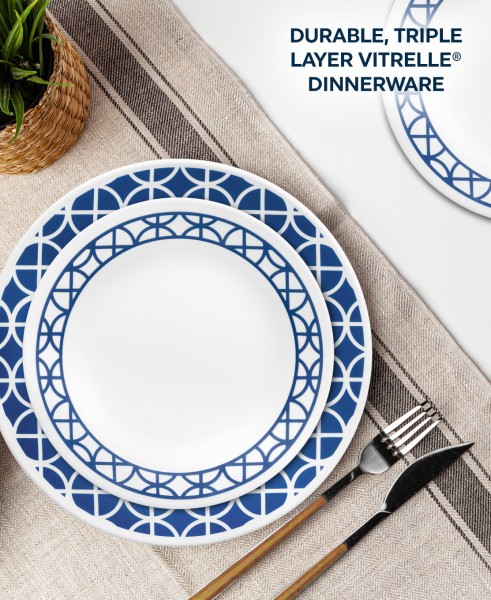 Cobalt 12pc Dinnerware Set - Corelle
