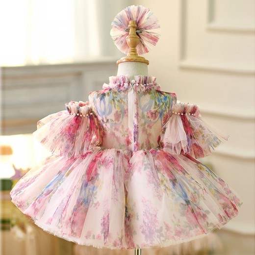 Girl's One Year Old Celebration Dress Princess Dress