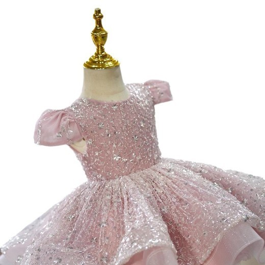 Sequined Girls Birthday Princess Dress