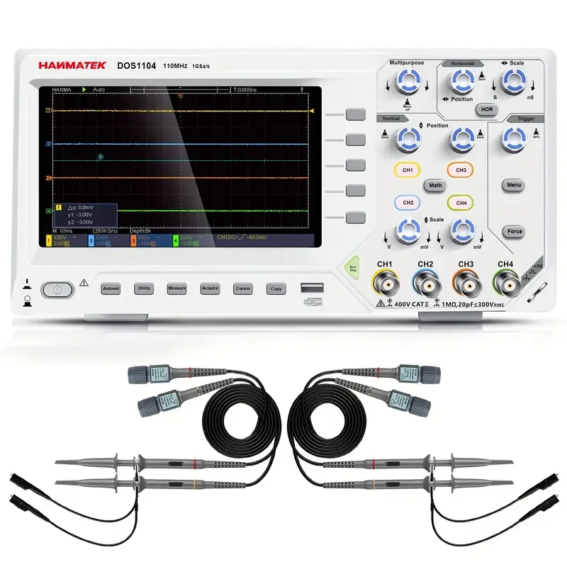 1pc HANMATEK DOS1104 Digital Oscilloscope