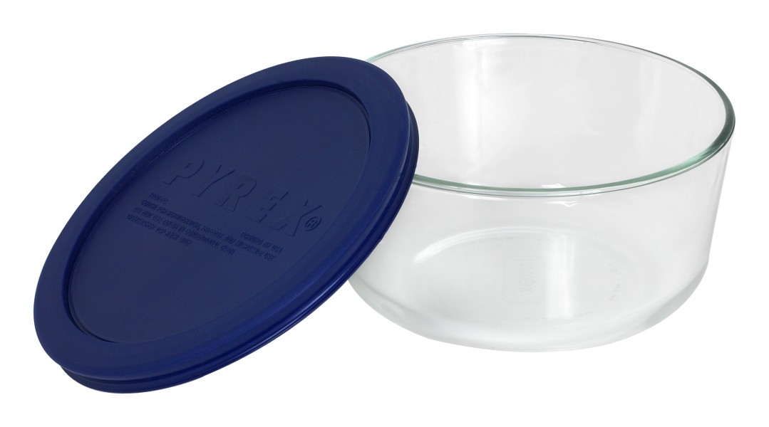 Simply Store 4 Cup Round Container with Blue Lid  - Pyrex