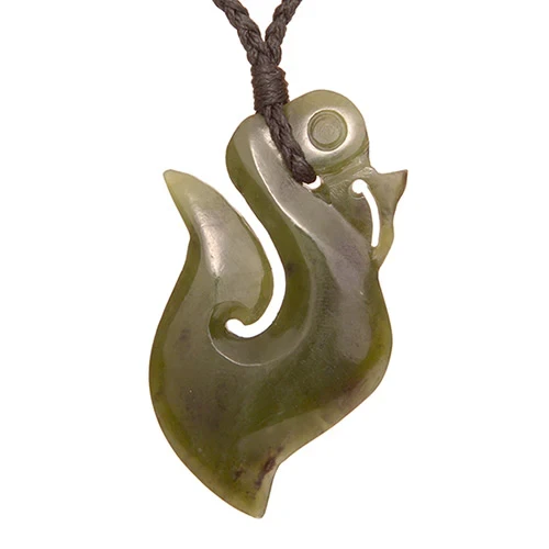 Greenstone Manaia Koru Pendant