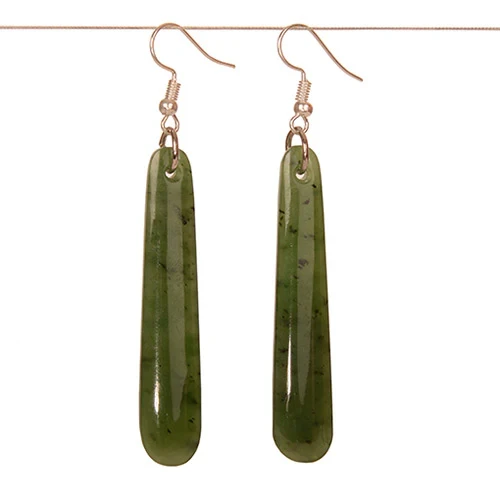 Greenstone Drop Earrings