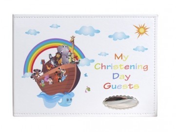 **MY CHRISTENING DAY ENGRAVABLE GUEST BOOK