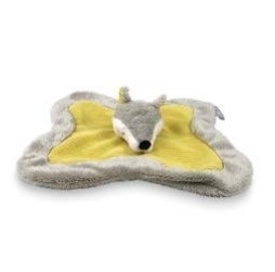GREY & MUSTARD FOX DOUDOU 20CM