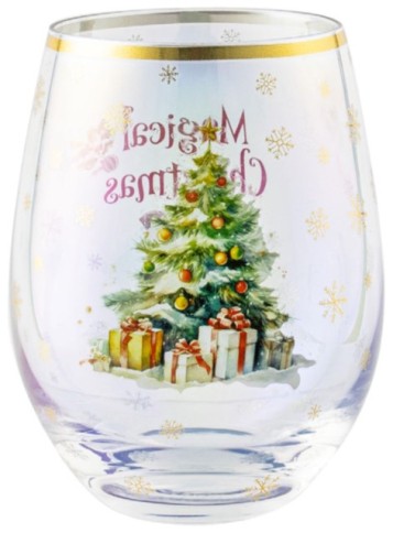 **MAGICAL CHRISTMAS TREE STEMLESS GLASS
