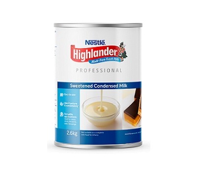 MILK CONDENSED 2.6KG (HIGHLANDER 105143)